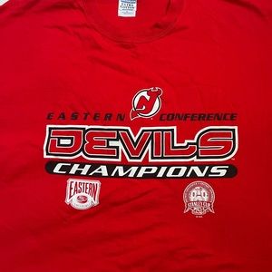 2003 nj devils eastern  conference tee shirt never worn